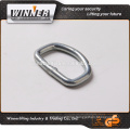 Gold Supplier 50mm Width Zinc Plated Dee Shaped D Ring